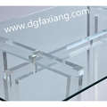 long acrylic dining table