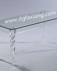 large acrylic coffee table