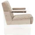 Acrylic arm chair