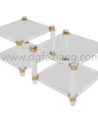 custom acrylic lamp table clear acrylic side table