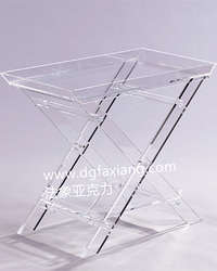 hot sale clear folding side table