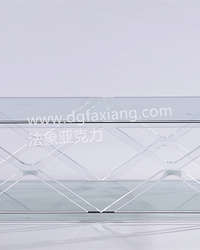 large lucite coffee table
