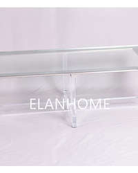 home furniture lucite coffee table