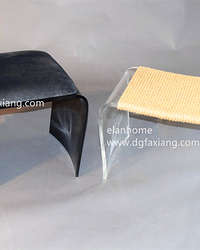 modern lucite stool
