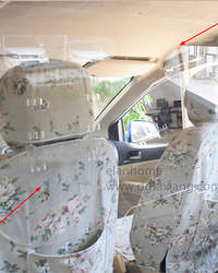 hot sale sneeze guard for taxi clear acrylic screes