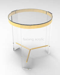 modern  acrylic side table