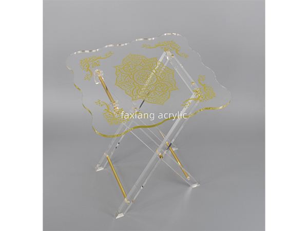 clear acrylic folding table