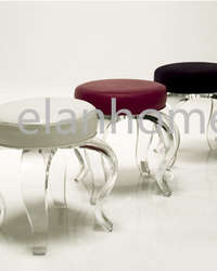 crystal acrylic bar stool