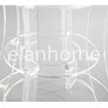 cheap price clear round acrylic table