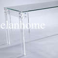 best price clear lucite sofa table on sale