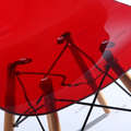 best price red acrylic dining chair wholesale