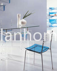 custom acrylic dining table and chair for home furniture