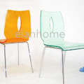 modern dining chair with acrylic set