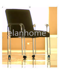 clear acrylic desk chair