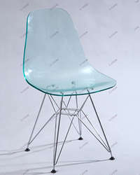 luxury acrylic Eames chair on chair