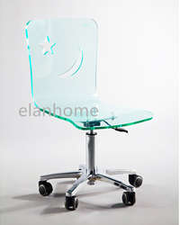 acrylic computer chair for kid's