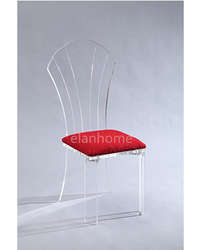 clear acrylic queen chair