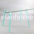 best price greeb lucite dining table on wholesale 