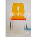 modern dining chair with acrylic set