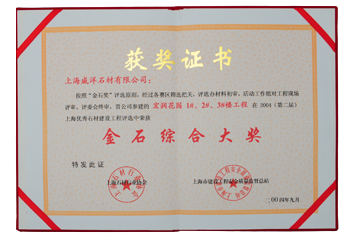 Jinshi Comprehensive Award