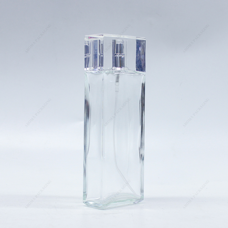 زجاجة عطر زجاجية ذات سعة مخصصة مع غطاء