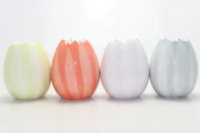 Jarras de velas únicas Multicolor Recipiente de vela de cerámica personalizado al por mayor