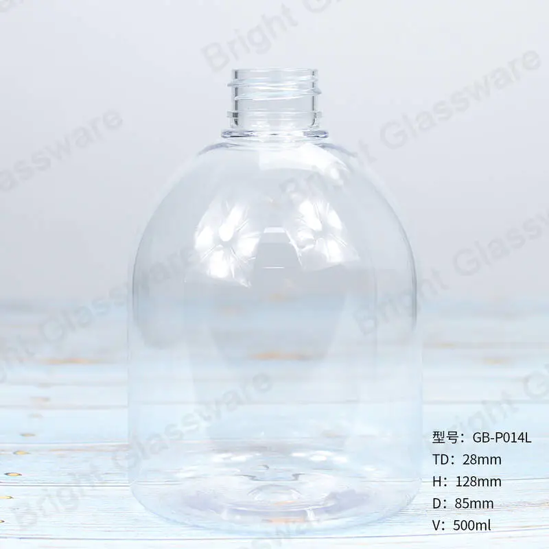 300ml 500ml botella vacía de desinfectante de manos botellas de lavado a mano botella dispensadora de jabón líquido con bomba
