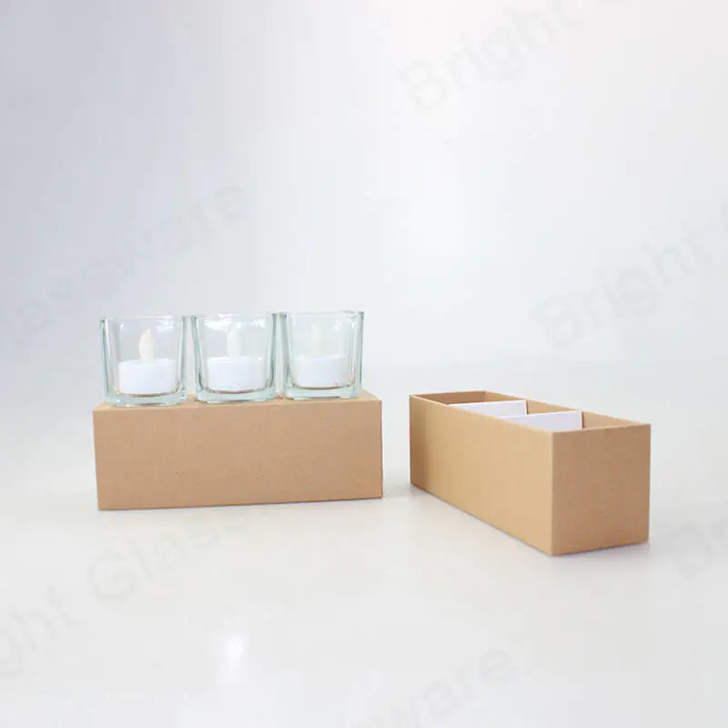 Высококачественные картонные коробки для свечей из крафт-бумаги