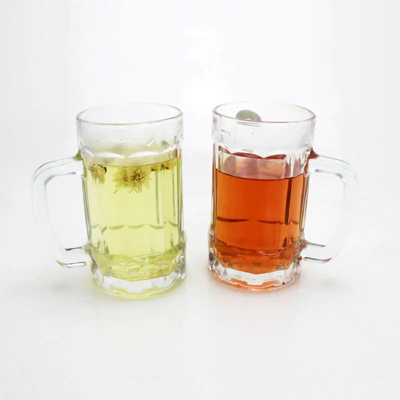 taza de jugo grabada clásica transparente espesa sublimación vaso de cerveza