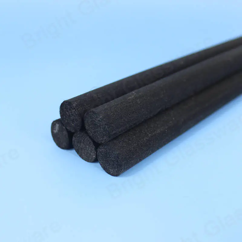 Тростниковые палочки из черного волокна толщиной 15 мм для флакона тростникового диффузора для свежего масла