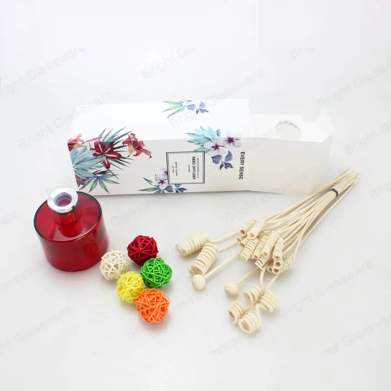 Caja de regalo de aromaterapia de perfume personalizada Cajas de embalaje difusor de caña de vidrio
