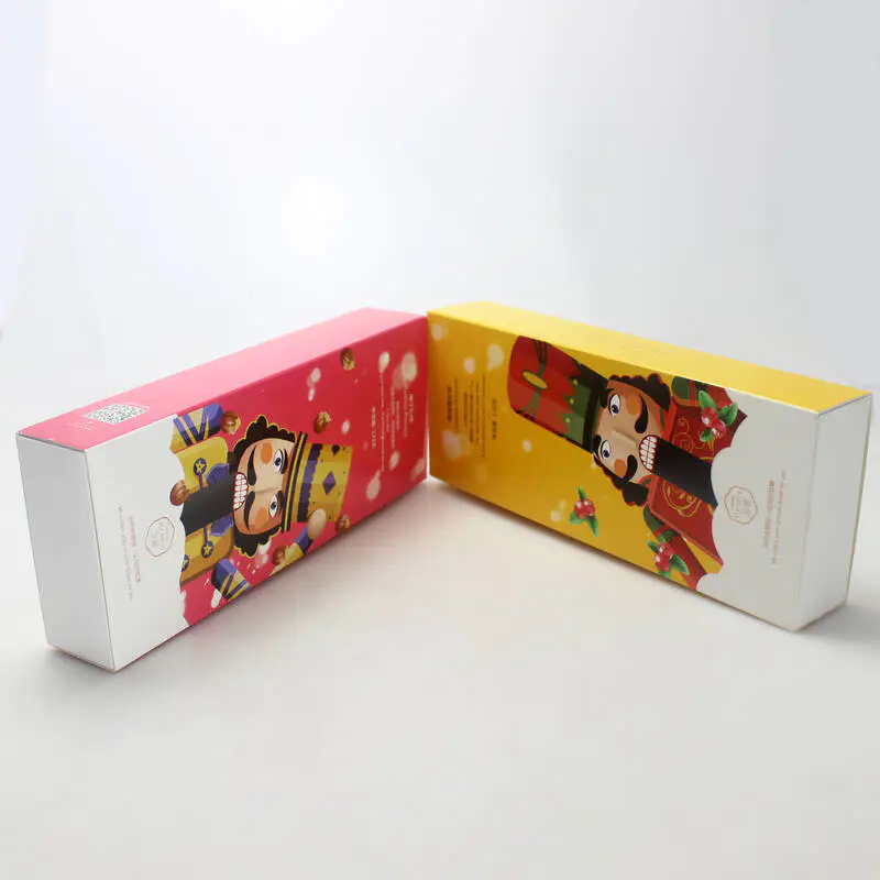 Изготовленные на заказ симпатичные коробки для упаковки закусок из переработанной бумаги Упаковка пищевых продуктов Контейнеры для печенья