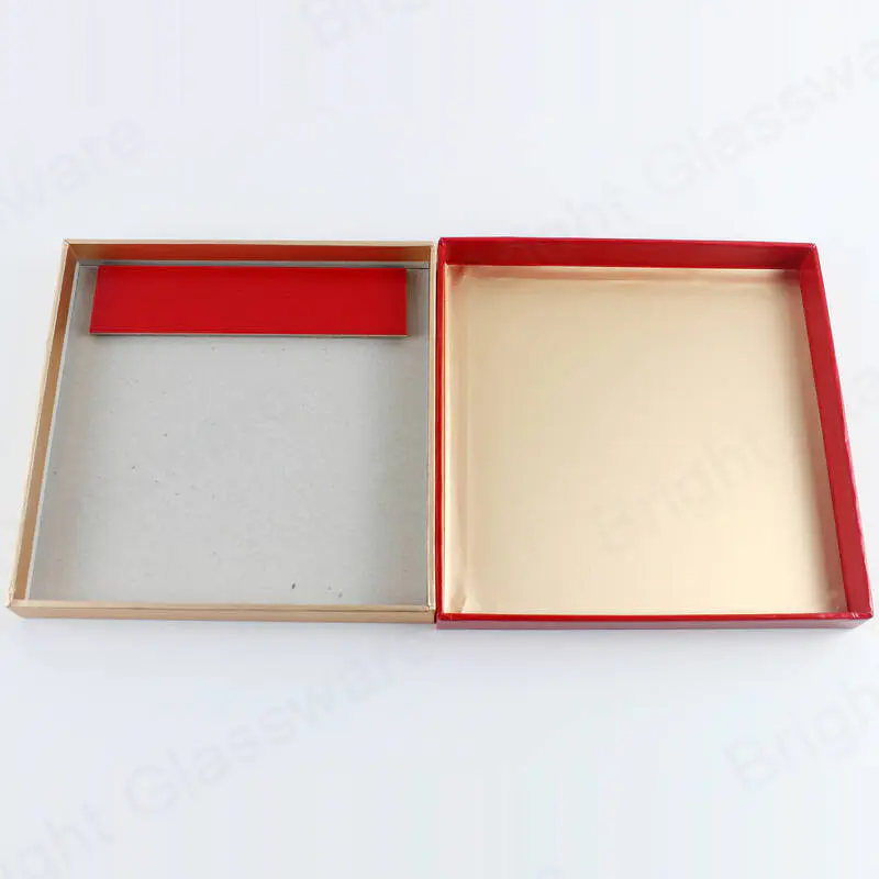 定制高品质中式红纸板茶礼品盒茶叶包装盒带纸袋