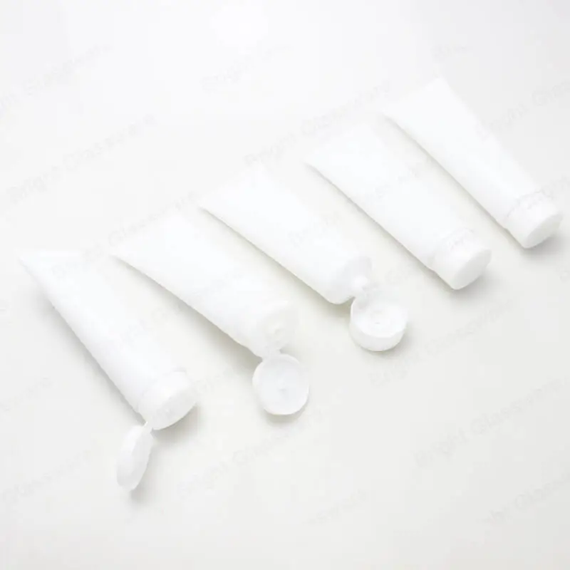 50ml 100ml plástico blanco tubo de embalaje de tubo cosmético tubo de compresión