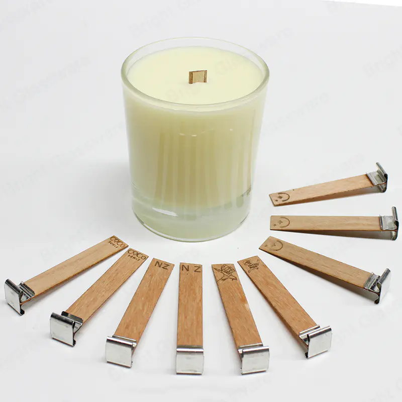 批发定制木制灯芯木蜡烛芯，用于制作蜡烛