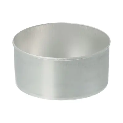 Venta al por mayor de plata estándar de aluminio taza de té 39mm x 19mm para vela