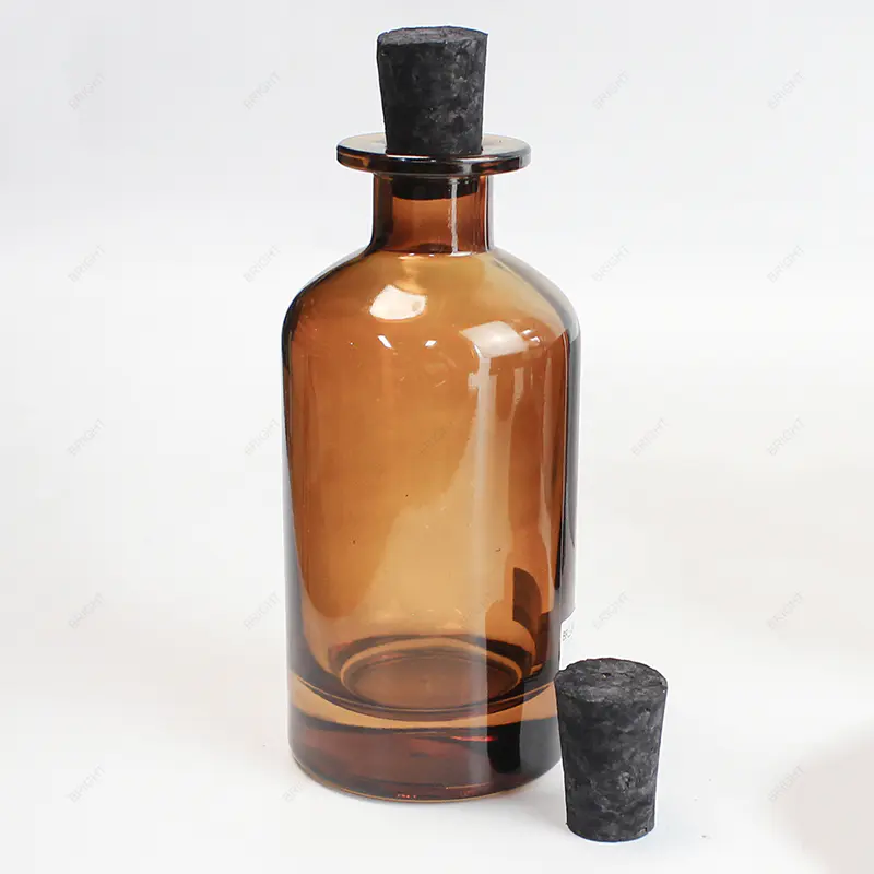 Tapón de corcho redondo 15 * 12 * 12 mm Protección de manos para frasco de vidrio, botella de vidrio, proyectos de bricolaje