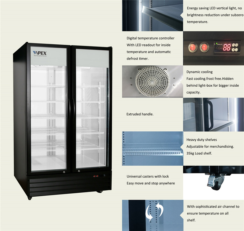 Refrigerador de doble puerta