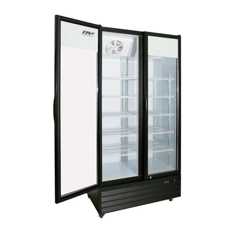 Double Hinge Door Upright Double Door Refrigerator