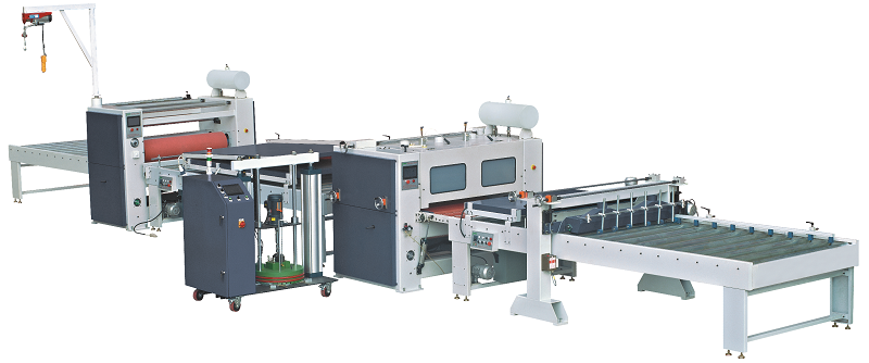 What is the composition of the fully automatic laminating machine?
