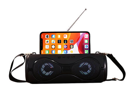 High Quality torch speaker with Phone holder