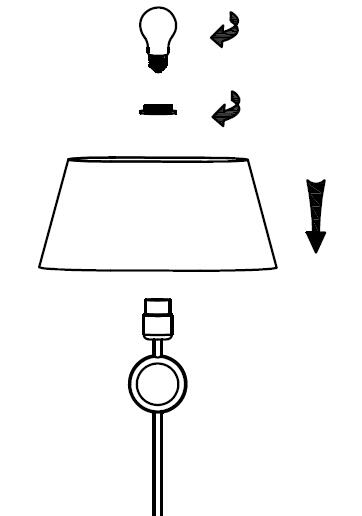 5918 Napoleon Single Floor lamp