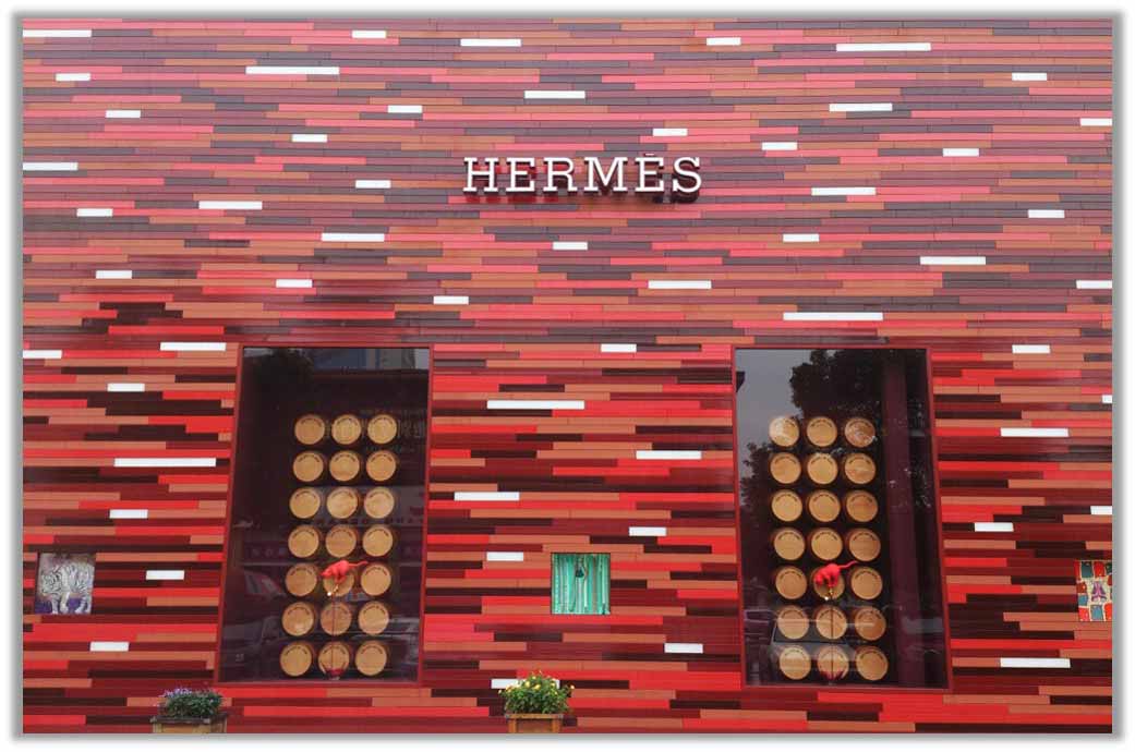 Магазин Hermes, Ханчжоу Китай