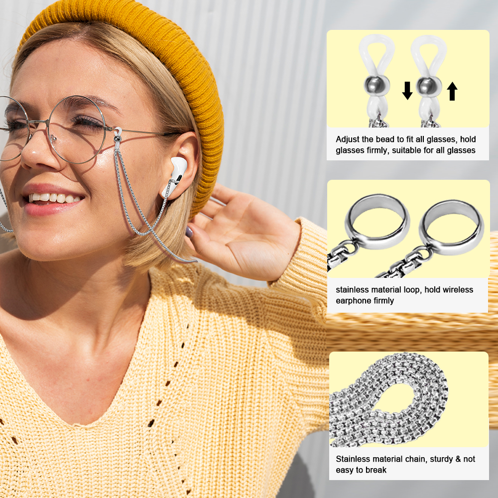Creative Anti-Lost Earrings & Multi-Functional Eyeglasses Chain