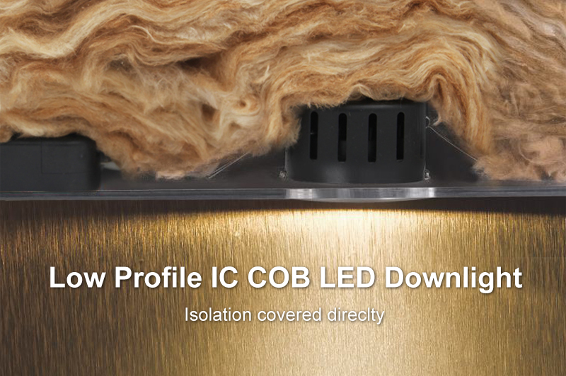 IC-klassad LED-infälld belysning