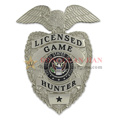 licencované odznaky lovce zvěře