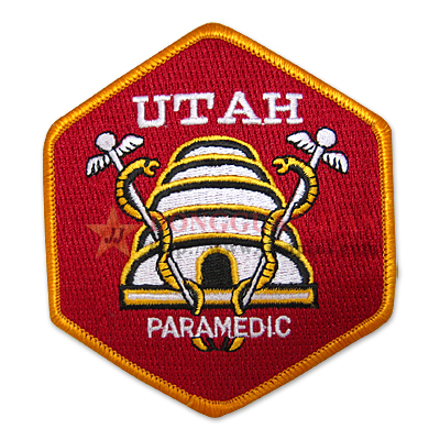 paramedic embroidered patches