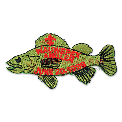 fish embroidered patches