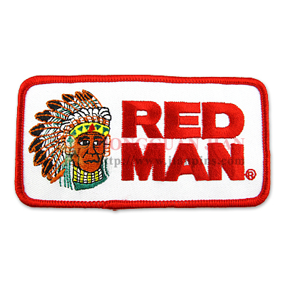 Red Man Patches for Clothes