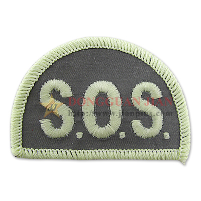 sos embroidery patches